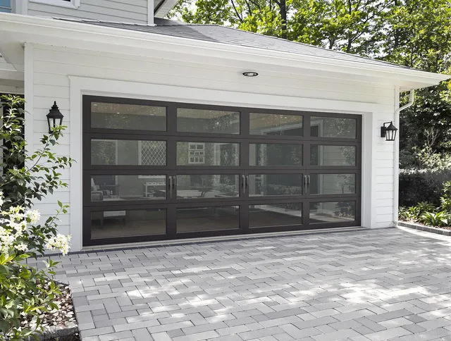 Wrentham Garage Door Repair design specialist presenting custom garage door options to Wrentham homeowner
