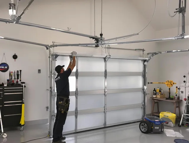 Wrentham Garage Door Repair certified team performing precision garage door installation in Wrentham