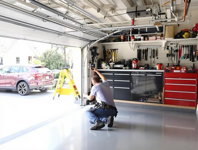 Local garage door repair service by Wrentham Garage Door Repair in Wrentham