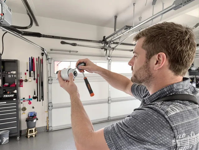 Garage door opener repair service by Wrentham Garage Door Repair in Wrentham